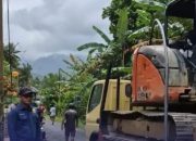 PUPRD Langsung Turun Tangan Penanganan Darurat Pasca Bencana Banjir Dan Tanah Longsor Yang Melanda Sangihe