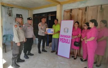 Sang Pengayom, Chergly Sarite, S.Pd, Sosok Kapolsek Tahuna Yang Tegas dan Dekat Dengan Masyarakat