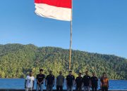 Pemasangan Bendera Merah Putih Oleh Tim Satgas BAIS Untuk Bangkitkan Rasa Nasionalisme Jelang Peringatan Hari Kemerdekaan