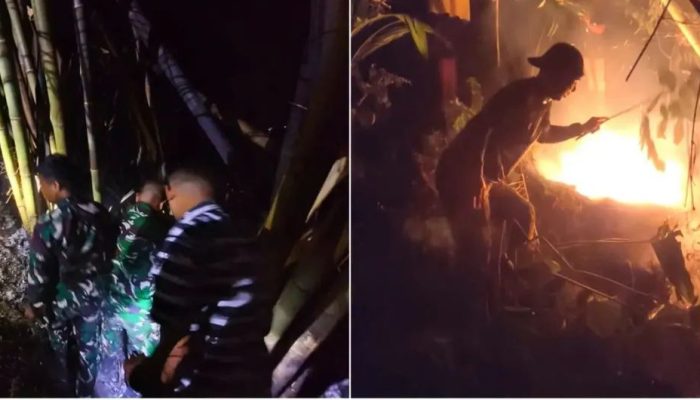 TNI-Polri dan Masyarakat Sigap Padamkan Karhutla di Puncak Makawang