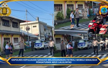 Bentuk Humanis Dari Kapolres Kepulauan Sangihe AKBP Rully Robinson Polii, S.I.K., M.H., M.Tr.Mil., Dengan Turun Langsung ke Lapangan 