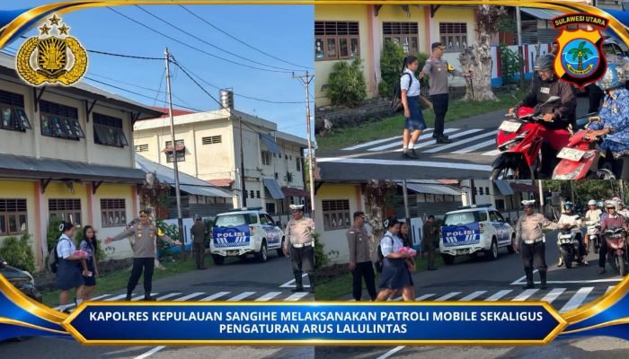 Bentuk Humanis Dari Kapolres Kepulauan Sangihe AKBP Rully Robinson Polii, S.I.K., M.H., M.Tr.Mil., Dengan Turun Langsung ke Lapangan 